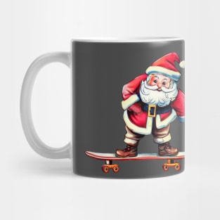 Skateboard Santa Mug